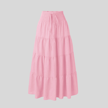Boho Tiered Maxi Skirt