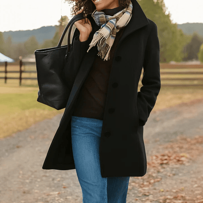 Klassischer Winterparka mit Knopfleiste