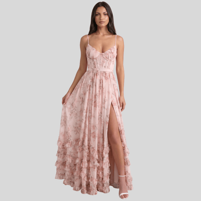 Elegant Flowing Maxi Occasion Dress