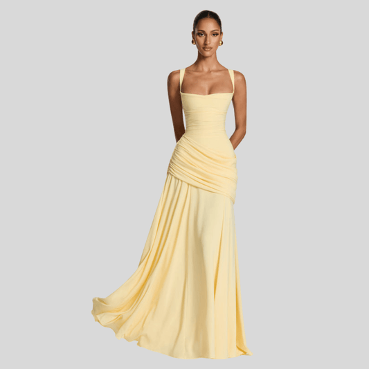 Vestido maxi elegante para celebraciones nocturnas