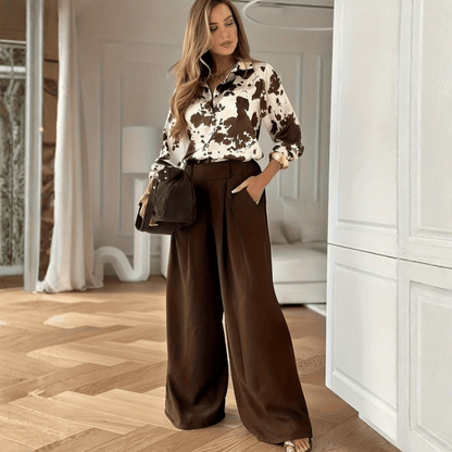 Effortless Shirt Cow Print