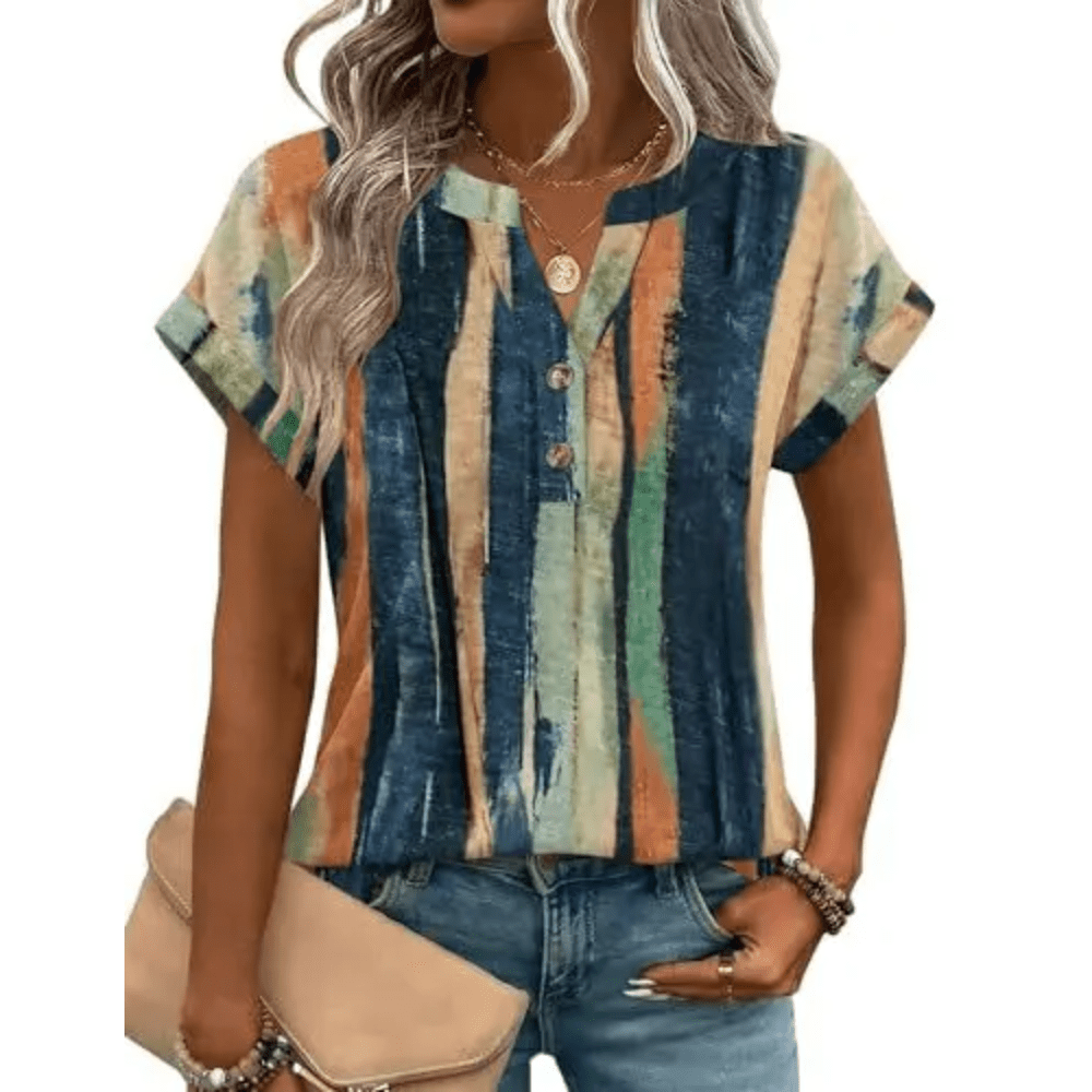 Cheerful Heart Print T Shirt