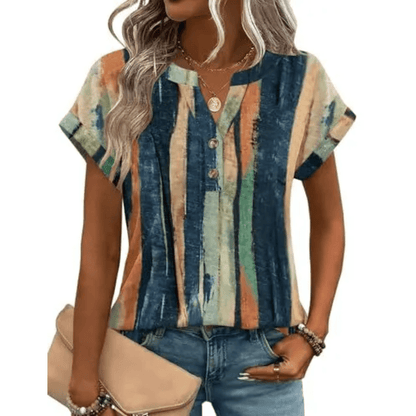Cheerful Heart Print T Shirt