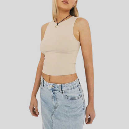 High Neck Everyday Crop Top