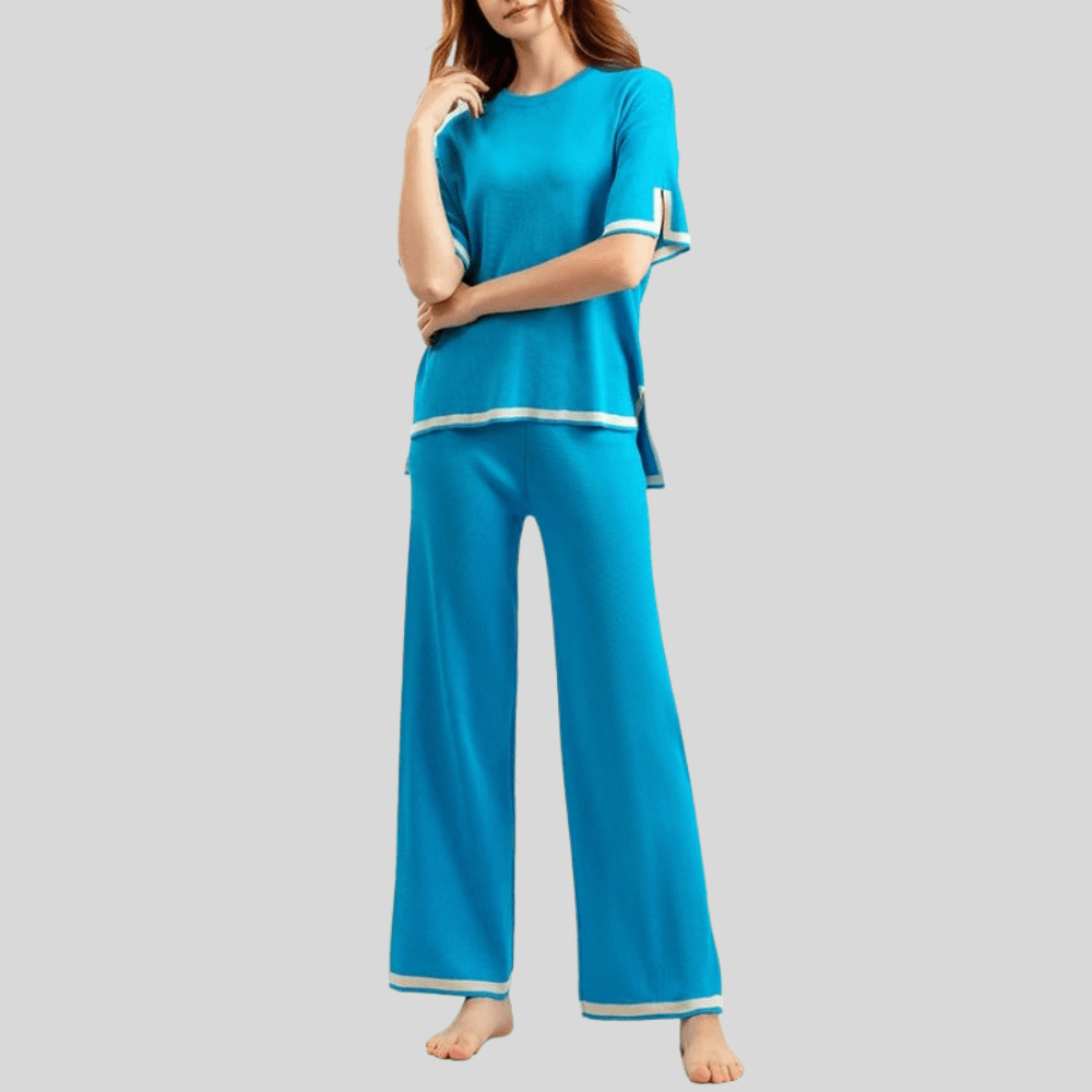 Chic Knit Wide Leg Set