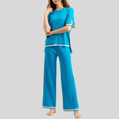 Chic Knit Wide Leg Set
