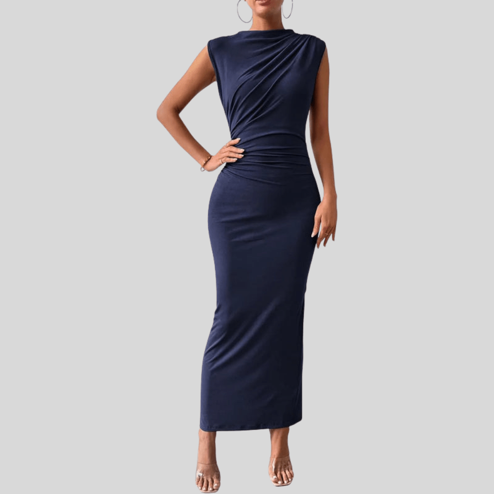 Chic Ruched Bodycon Dress