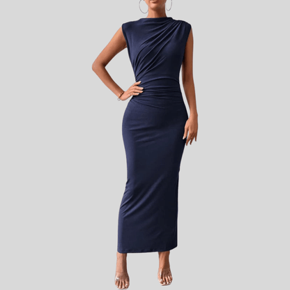 Chic Ruched Bodycon Dress