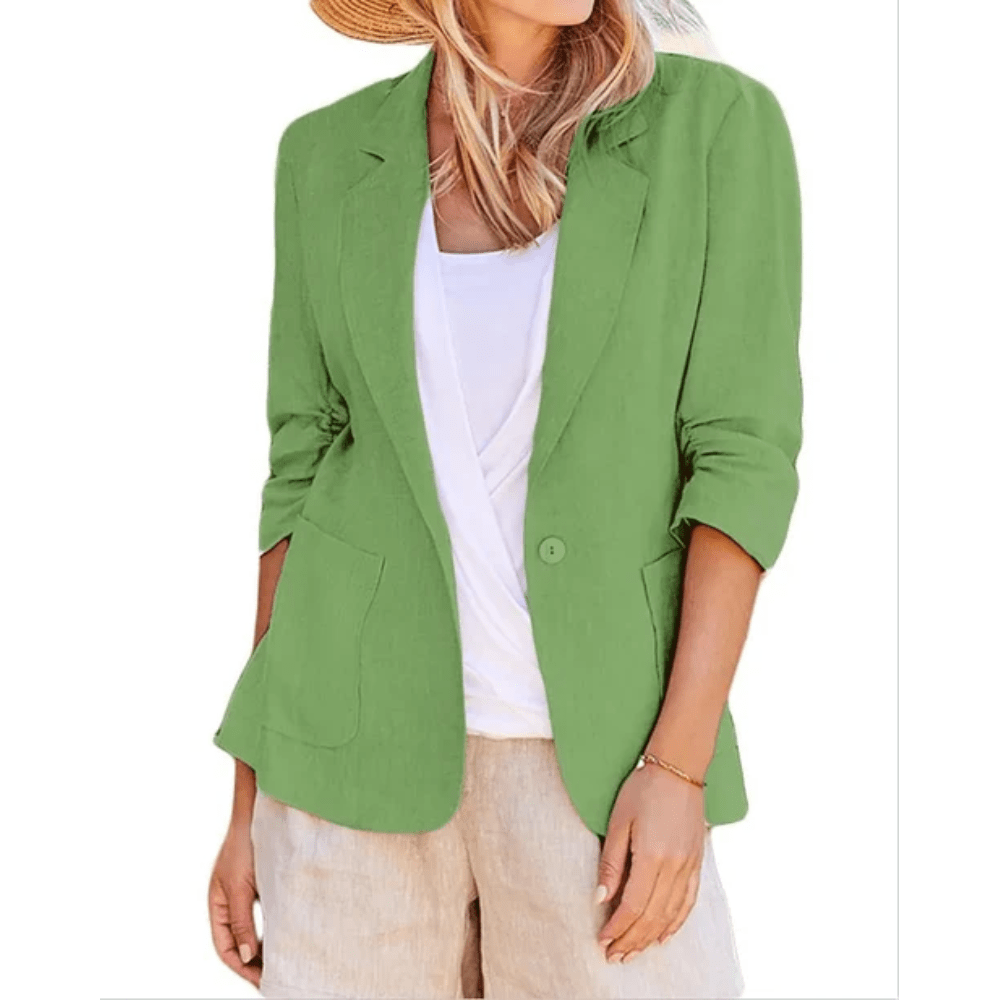 Soft Pink Tailored Blazer