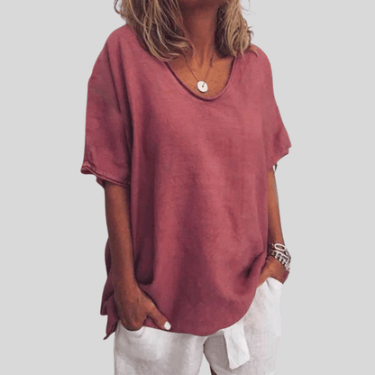 Casual Round Neck Short Sleeve T-Shirt