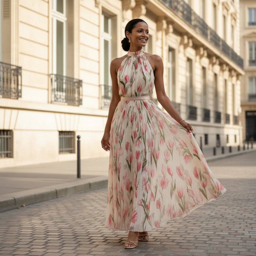 Halter Moment Midi Dress