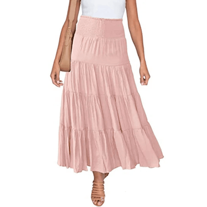 Pleated Midi Skirt