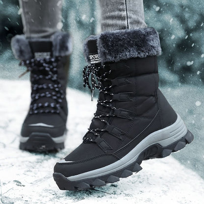 Gefütterte Schneestiefel für Damen