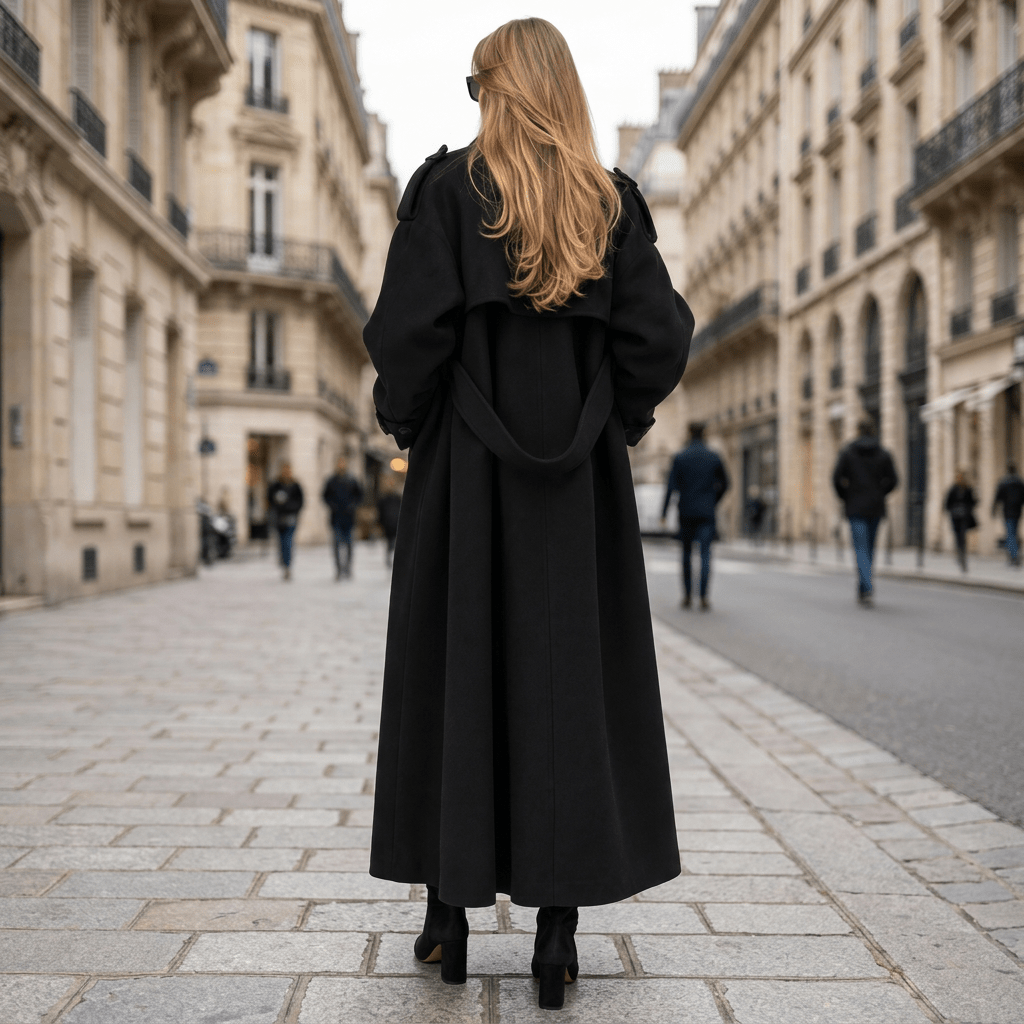 Classic Belted Long Trenchcoat