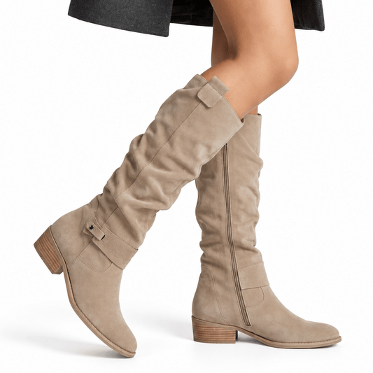 Mae | Women's Winter Knee High Block Heel Boots