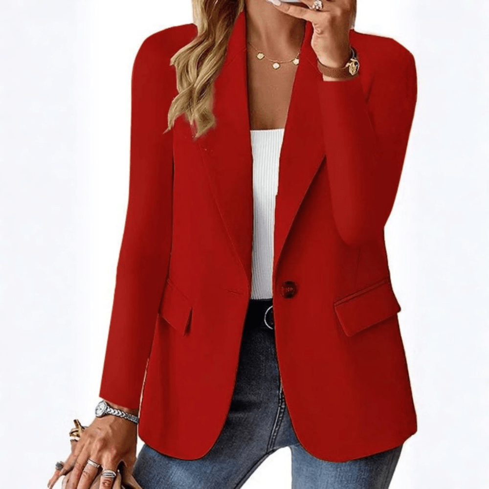 Sleek Single Button Blazer