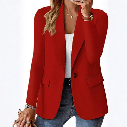 Sleek Single Button Blazer