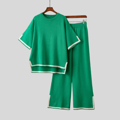 Chic Knit Wide Leg Set