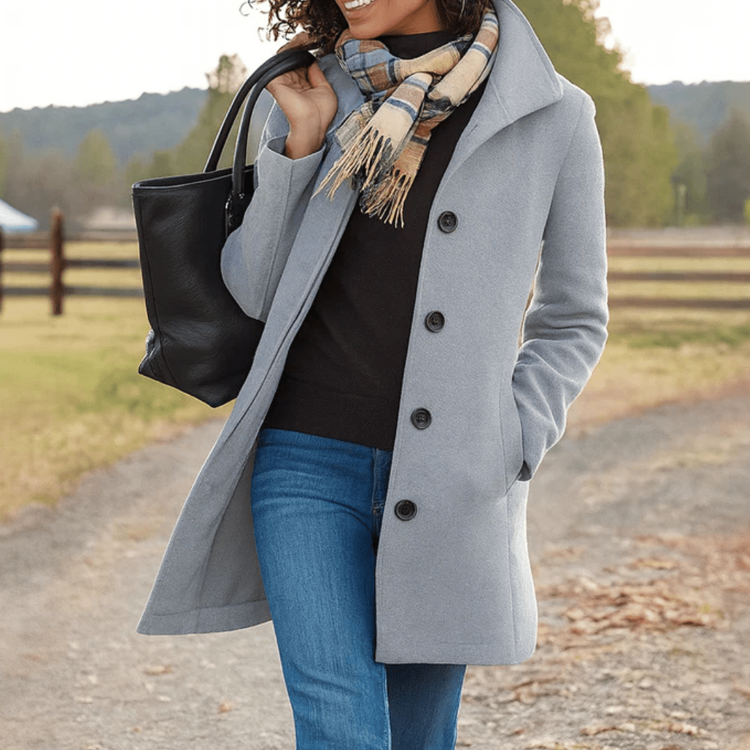 Klassischer Winterparka mit Knopfleiste