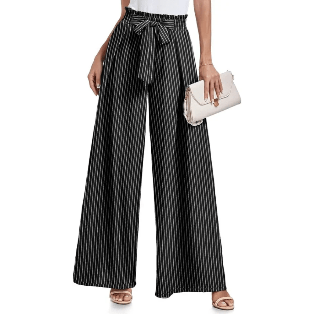 Printed Wide Leg Pants
