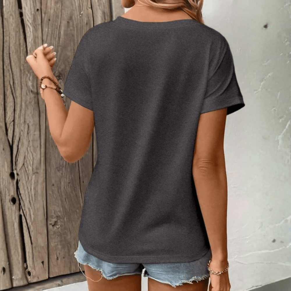 Cozy Everyday V Neck T Shirt