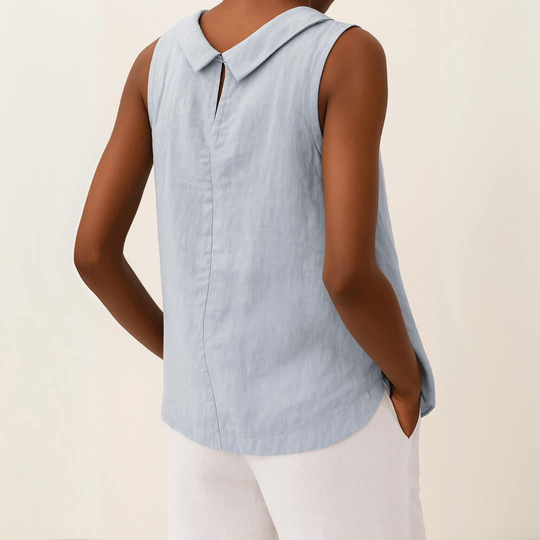 Sleek Top Rolled Collar