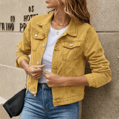Rosy Denim Jacket Button Down