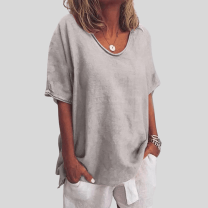 Casual Round Neck Short Sleeve T-Shirt
