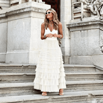 Dreamy Tulle Pleated Ballgown Skirt