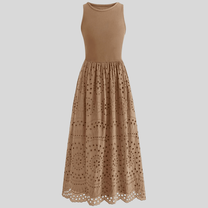 Delicate Lace Mesh Suspender Dress