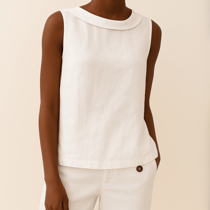Sleek Top Rolled Collar