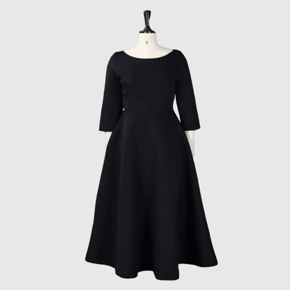 Timeless Midi Dress Open Back