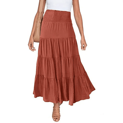 Pleated Midi Skirt