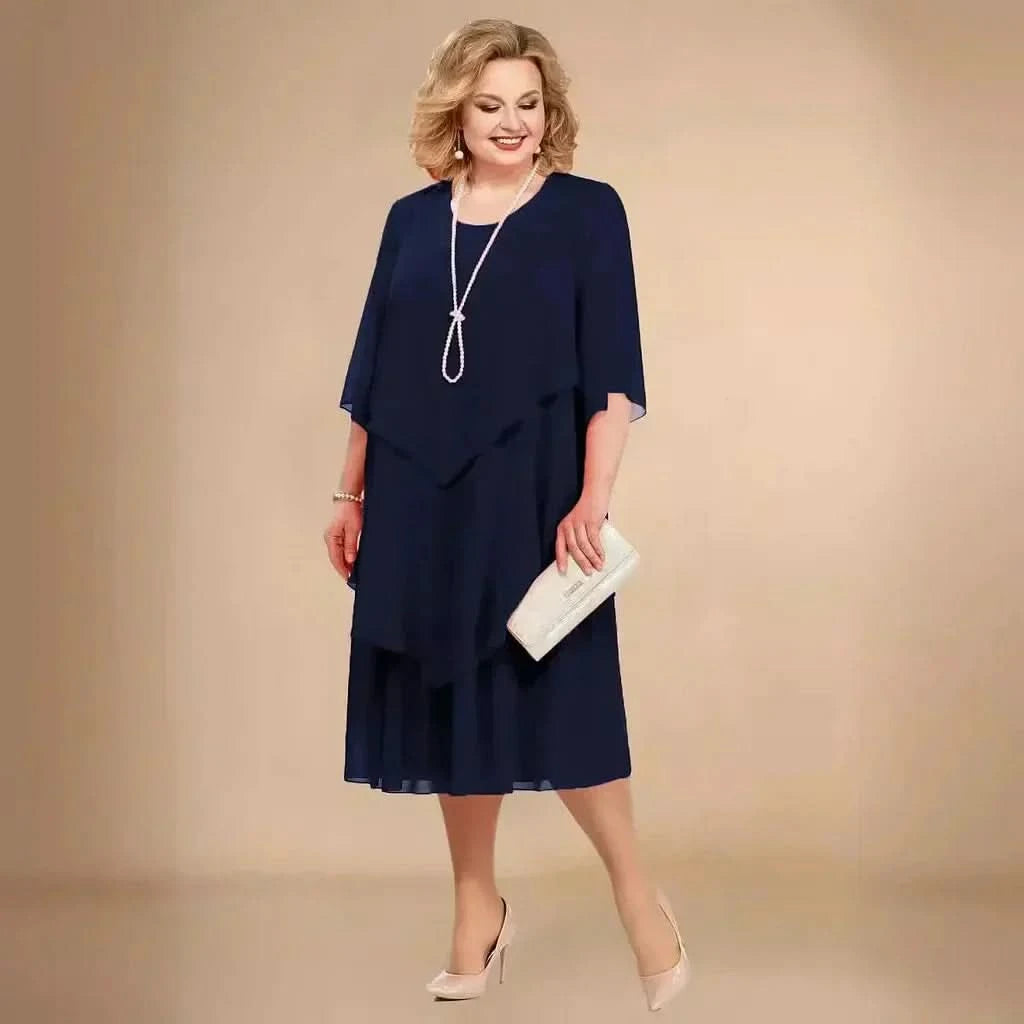 Formelles Midi-Cocktailkleid