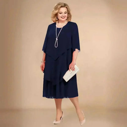 Formelles Midi-Cocktailkleid