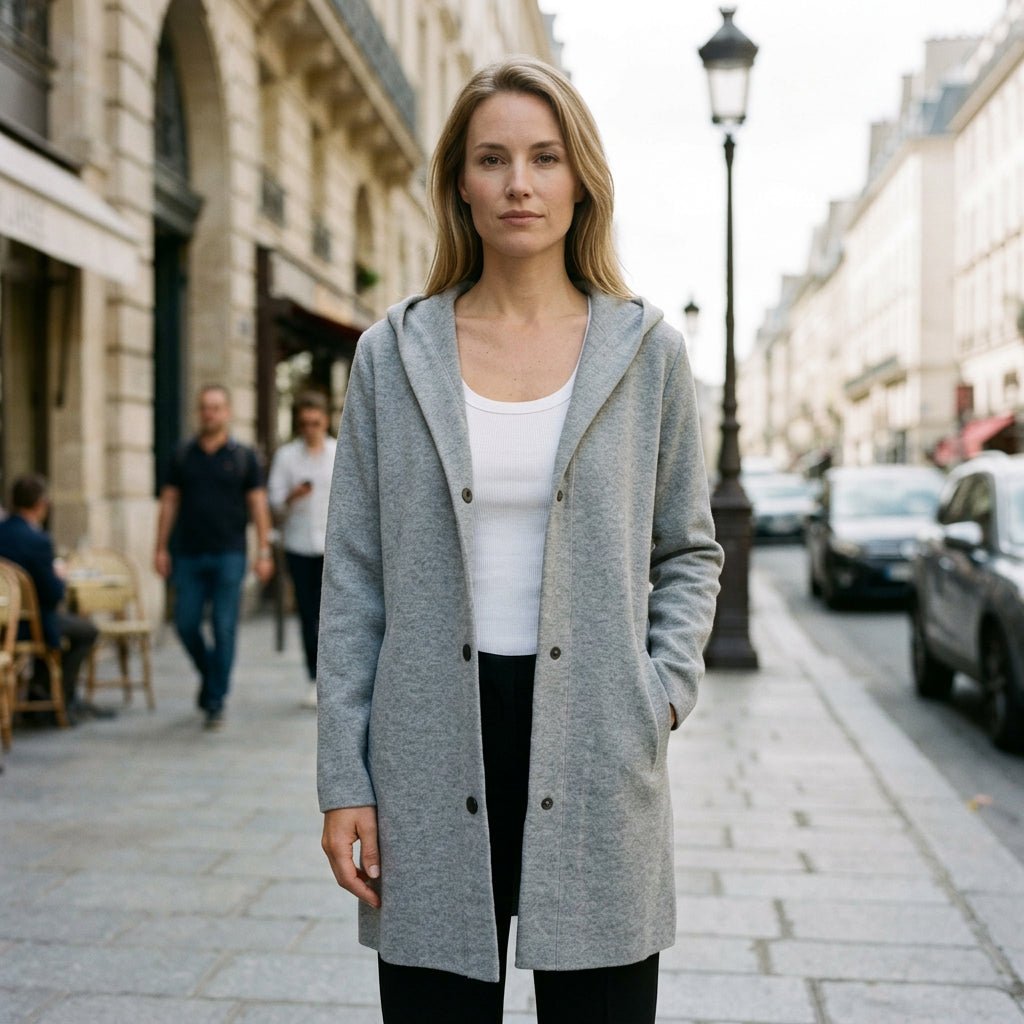 Relaxed Hooded Outerwear for Comfortable Seasonal Wear