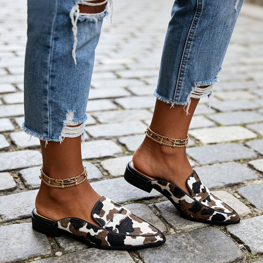 Cozy Faux Fur Mule Loafers