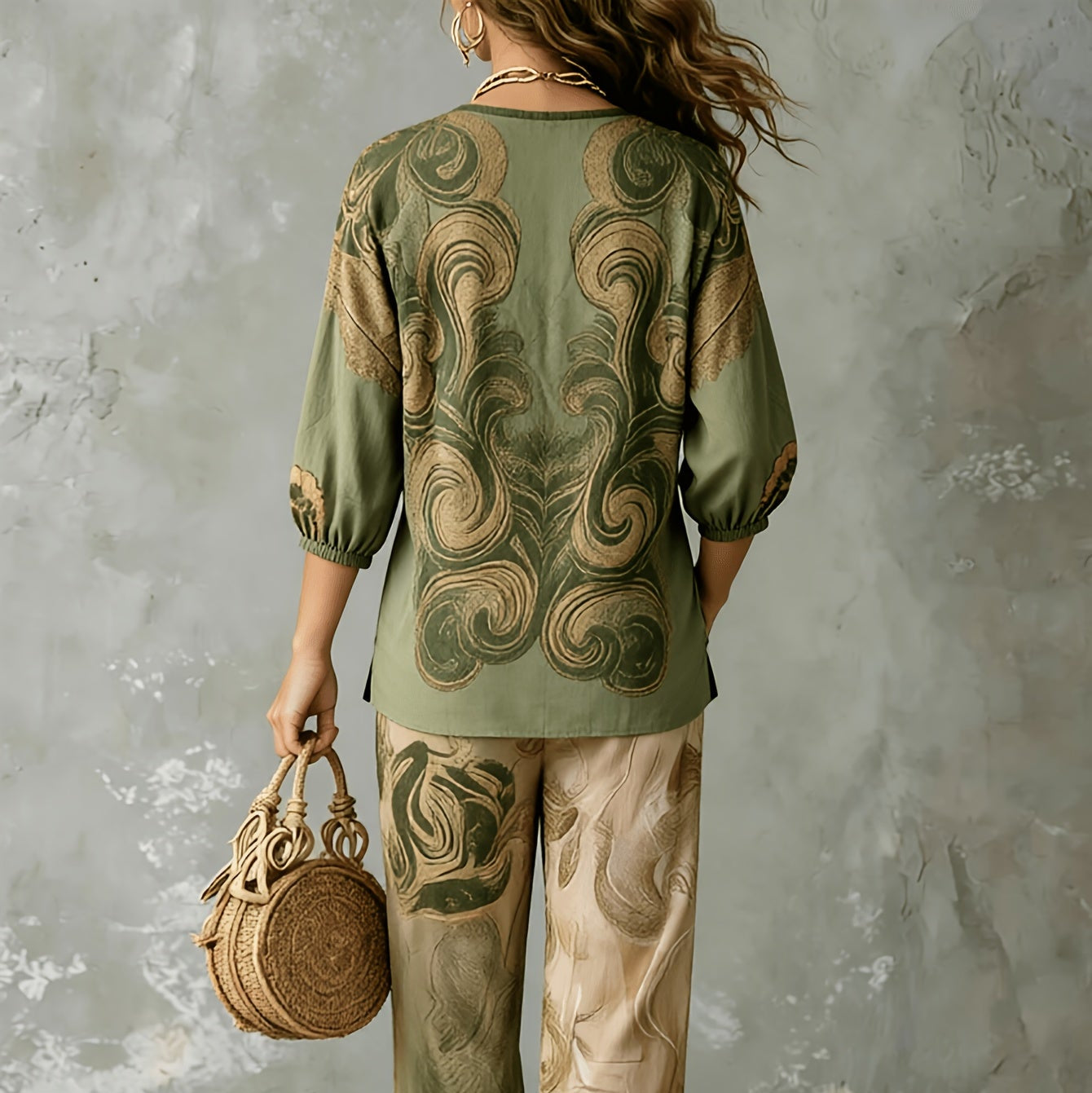 Pocket Cuffed Pants Jumpsuits