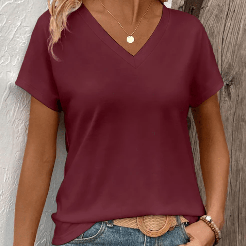 Cozy Everyday V Neck T Shirt