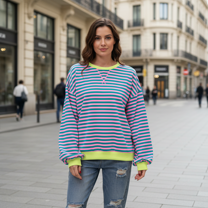 Striped Long Sleeve Top