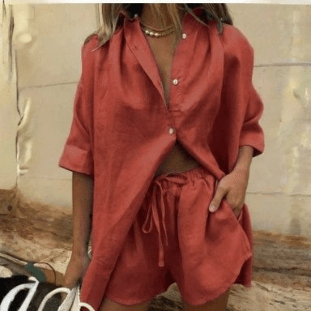 Polished Relaxed Two Piece Set