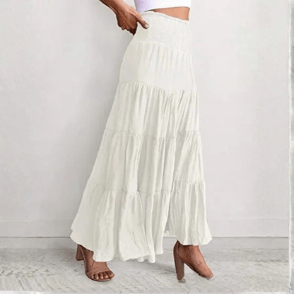 Pleated Midi Skirt