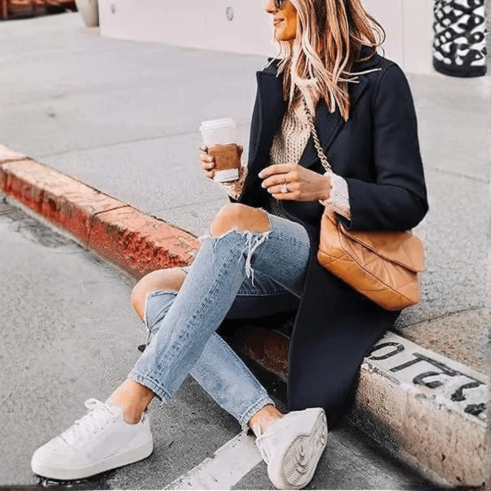 Sleek Wool Longline Coat