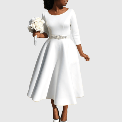 Timeless Midi Dress Open Back
