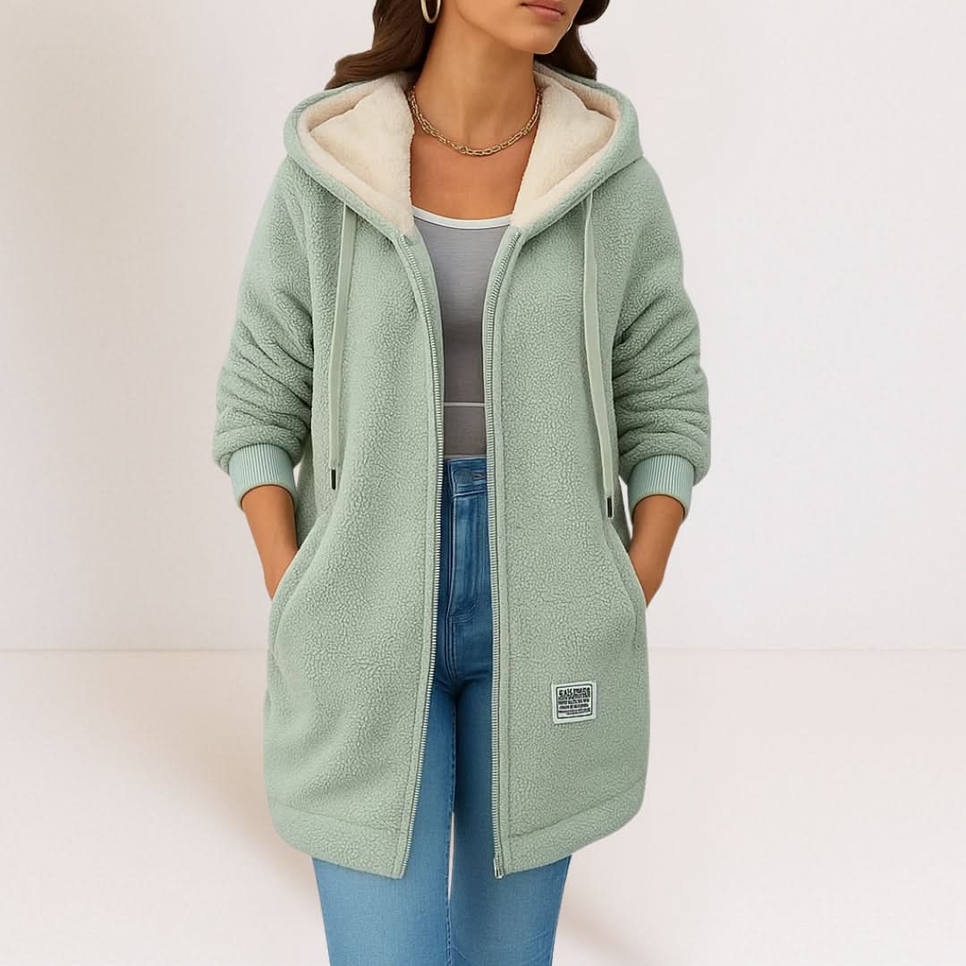 Langer Parka mit Kapuze