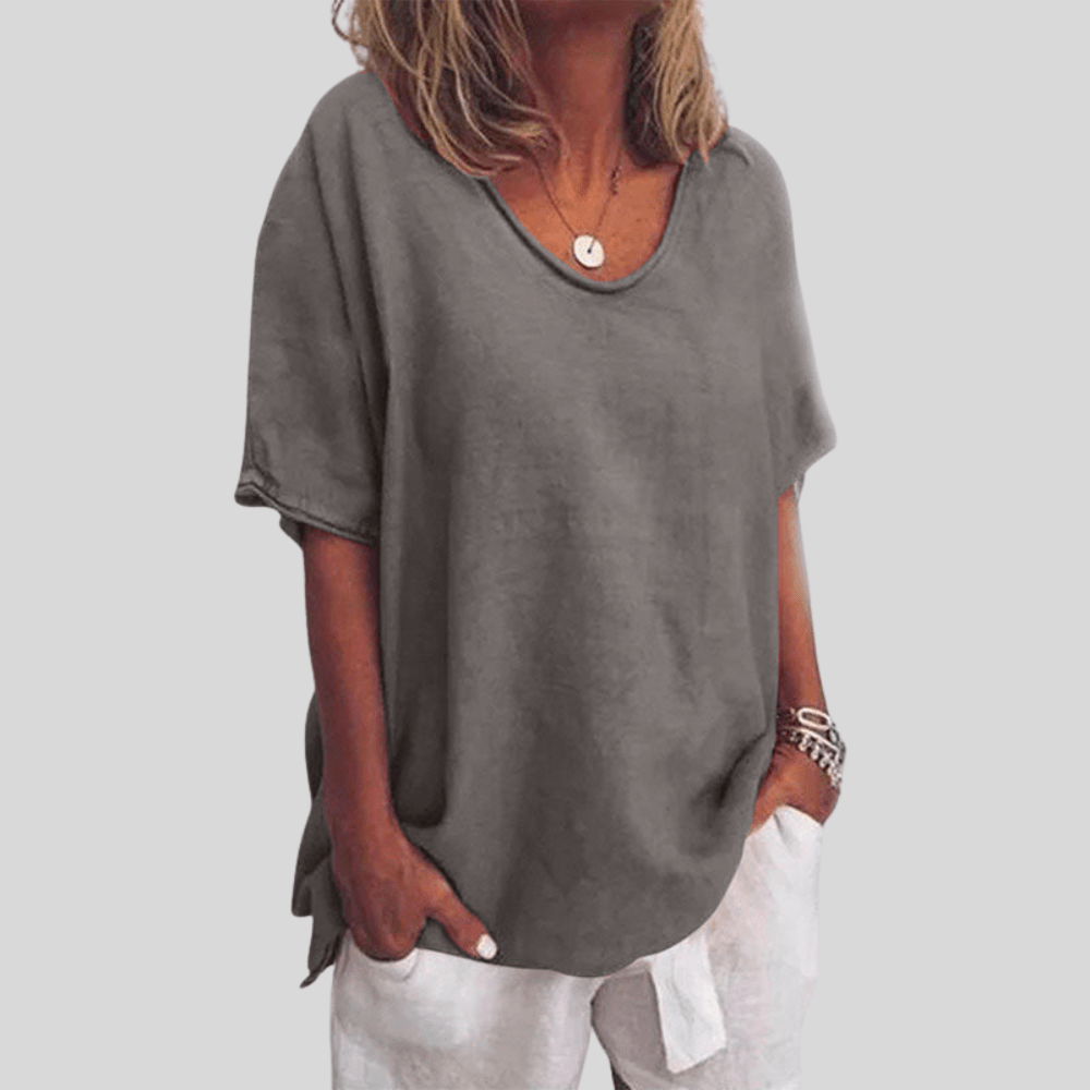 Casual Round Neck Short Sleeve T-Shirt