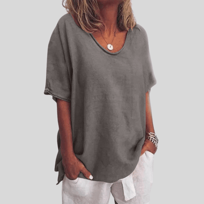 Casual Round Neck Short Sleeve T-Shirt