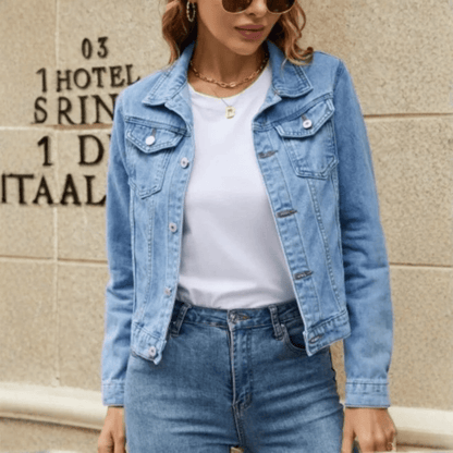Rosy Denim Jacket Button Down