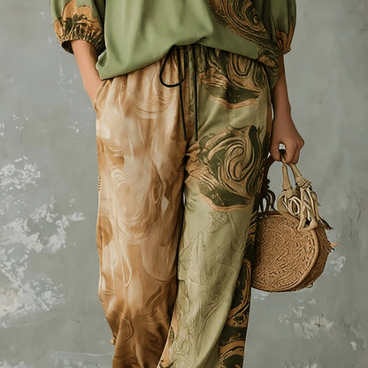 Pocket Cuffed Pants Jumpsuits