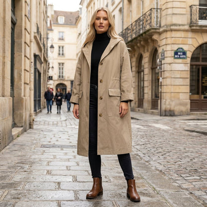 Refined Trench Style Coat